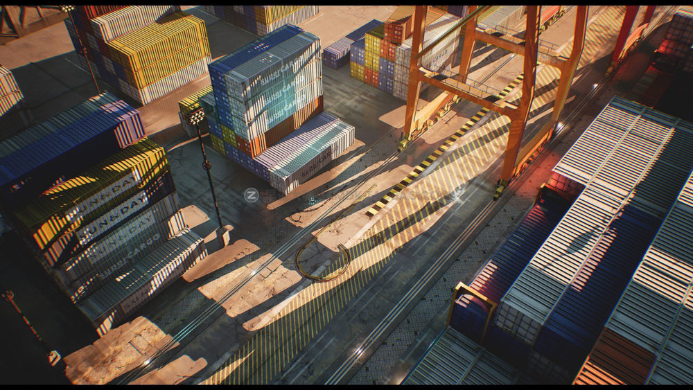 UE模型 高品质海港港口码头集装箱3d设计素材 Unreal Engine – Container Yard Environment Set_img_2