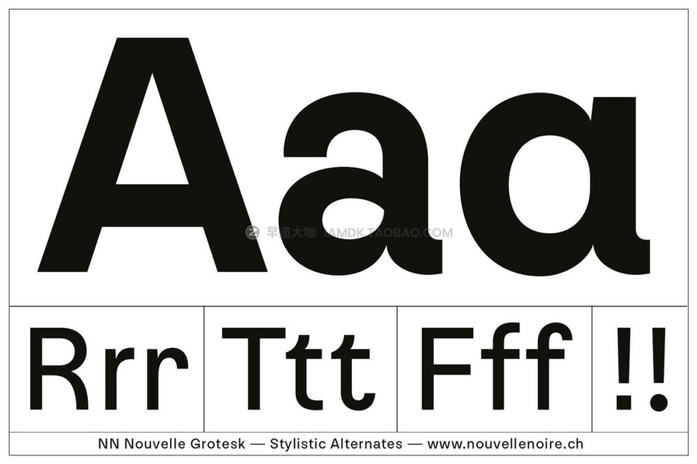 50年代复古瑞士风怪诞杂志海报排版标题设计无衬线英文字体包 NN Nouvelle Grotesk Typefamily_img_2