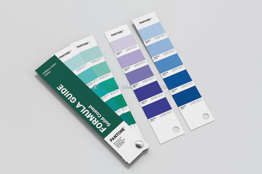 时尚Pantone潘通色卡色谱专色配色指南册子设计ps贴图样机模板 Pantone Book Mockup_img_2