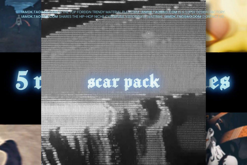 AE项目文件视频纹理叠加预设SFX音效后期编辑素材包 Payhip - Scar 2022 Editing Pack_img_2