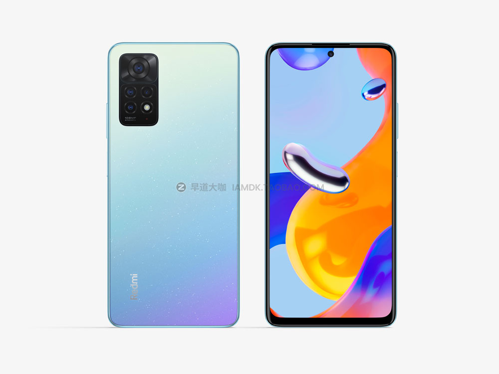 时尚app界面设计红米手机note 11 pro屏幕演示样机模板 Redmi Note 11 Pro Mockups_img_2