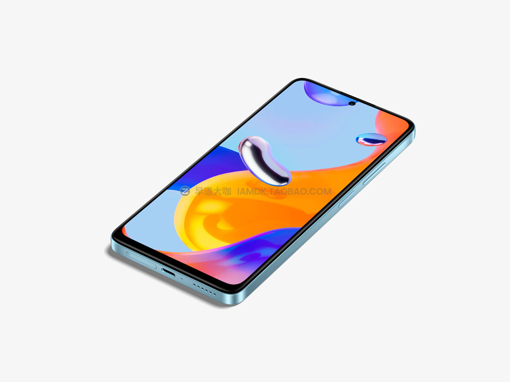 时尚app界面设计红米手机note 11 pro屏幕演示样机模板 Redmi Note 11 Pro Mockups_img_2