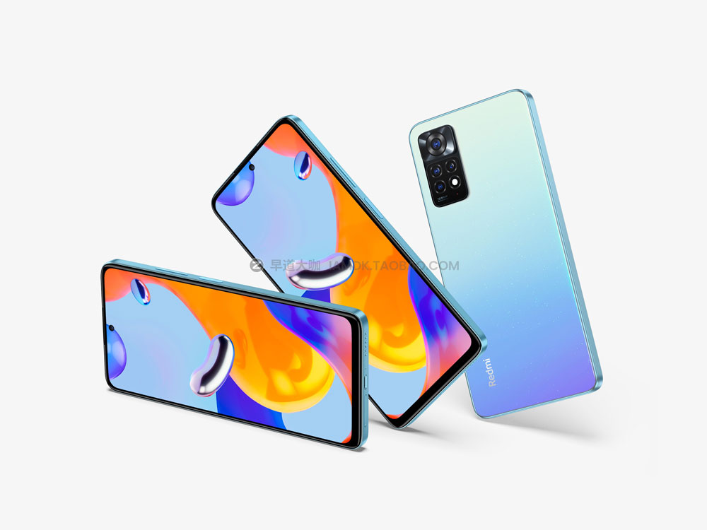 时尚app界面设计红米手机note 11 pro屏幕演示样机模板 Redmi Note 11 Pro Mockups_img_2