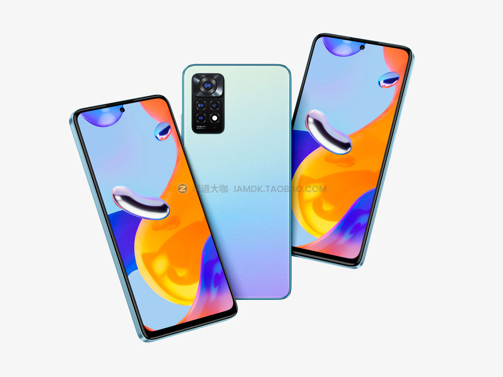 时尚app界面设计红米手机note 11 pro屏幕演示样机模板 Redmi Note 11 Pro Mockups_img_2