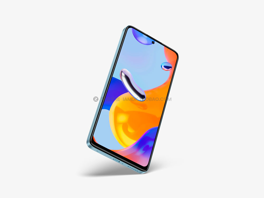 时尚app界面设计红米手机note 11 pro屏幕演示样机模板 Redmi Note 11 Pro Mockups_img_2