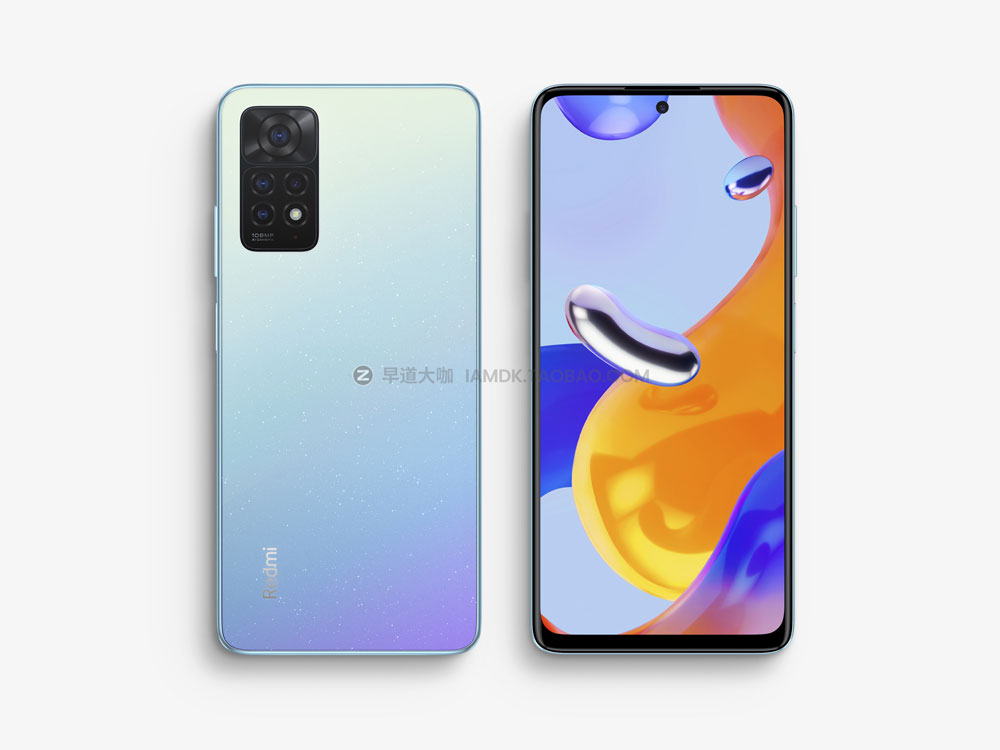 时尚app界面设计红米手机note 11 pro屏幕演示样机模板 Redmi Note 11 Pro Mockups_img_2