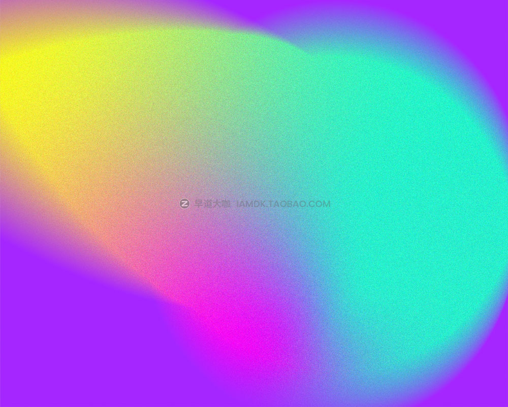 24款蓝紫黄渐变噪点颗粒迷幻背景图片设计素材 24 Colorful Gradient Backgrounds_img_2