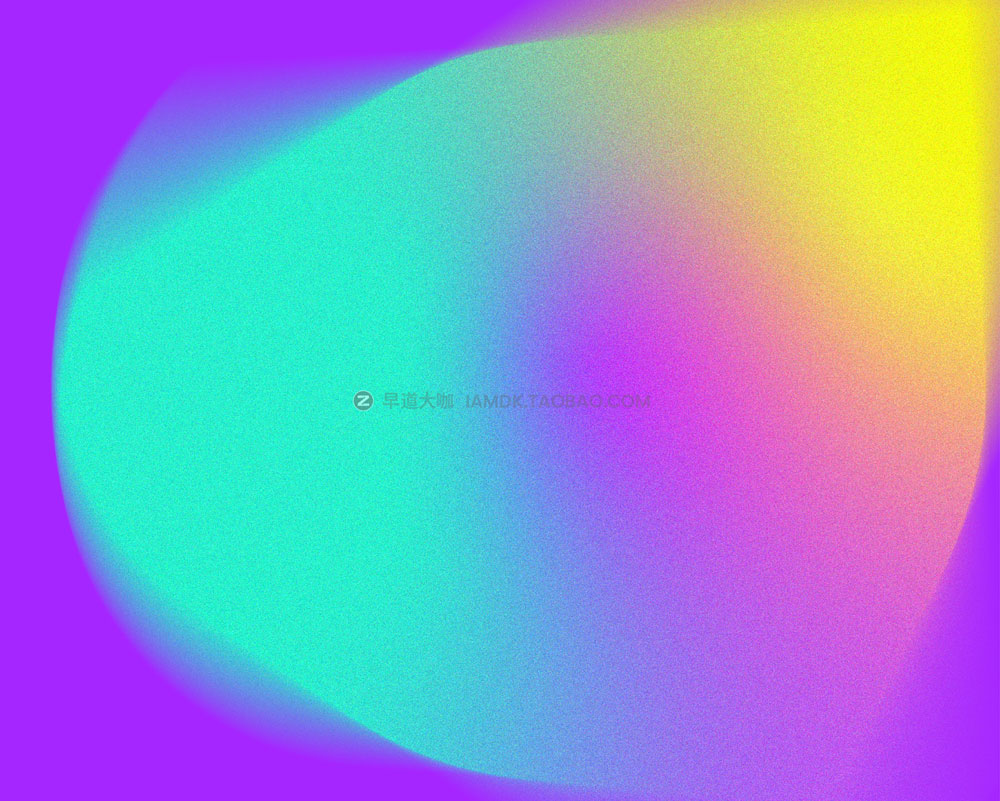 24款蓝紫黄渐变噪点颗粒迷幻背景图片设计素材 24 Colorful Gradient Backgrounds_img_2