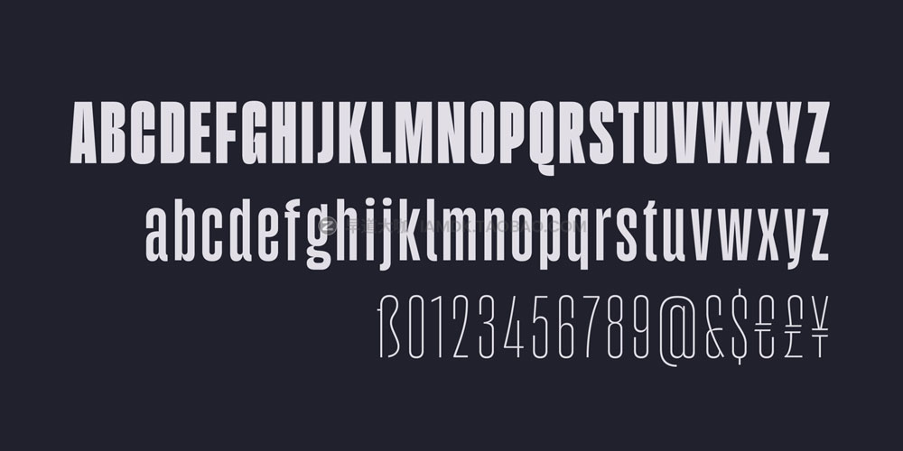 独特怪诞酸性逆反差杂志封面标题logo设计无衬线英文字体家族 Gazzetta Font Family_img_2