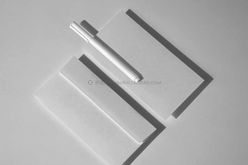 时尚质感品牌vi应用文具信封设计贴图ps展示样机模板素材 Stationery Letter Psd Envelope Mockup_img_2