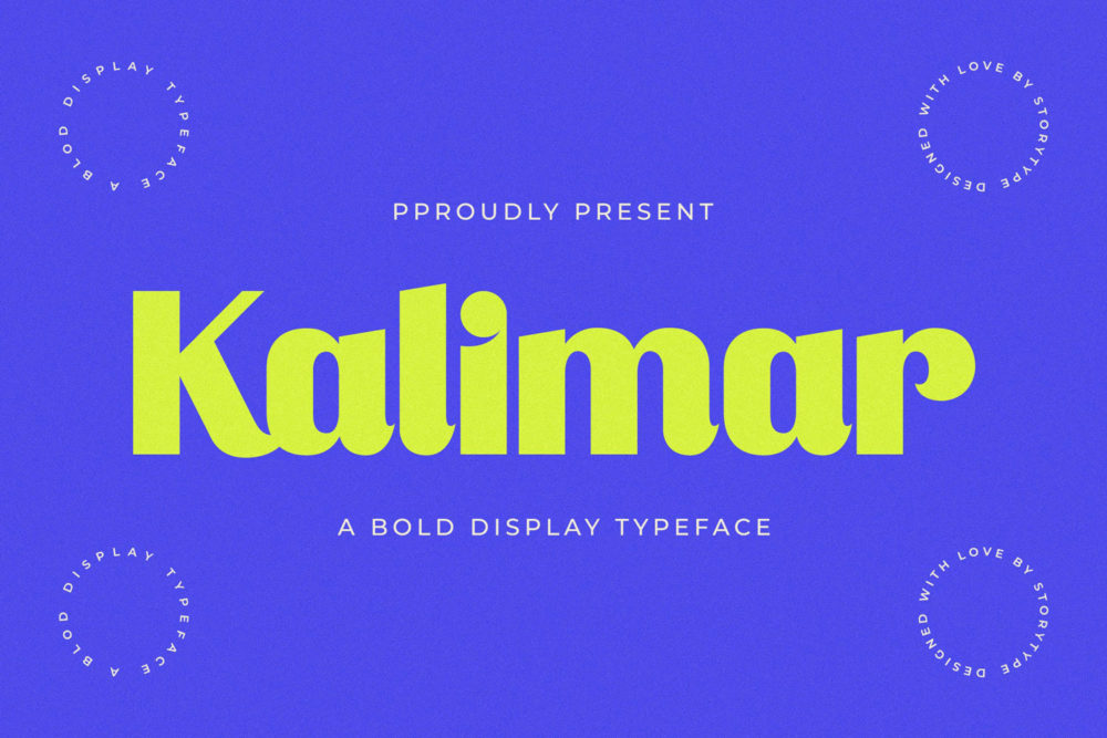 现代独特经典奢华杂志电影标题徽标logo设计衬线英文字体安装包 Kalimar Font Family_img_2