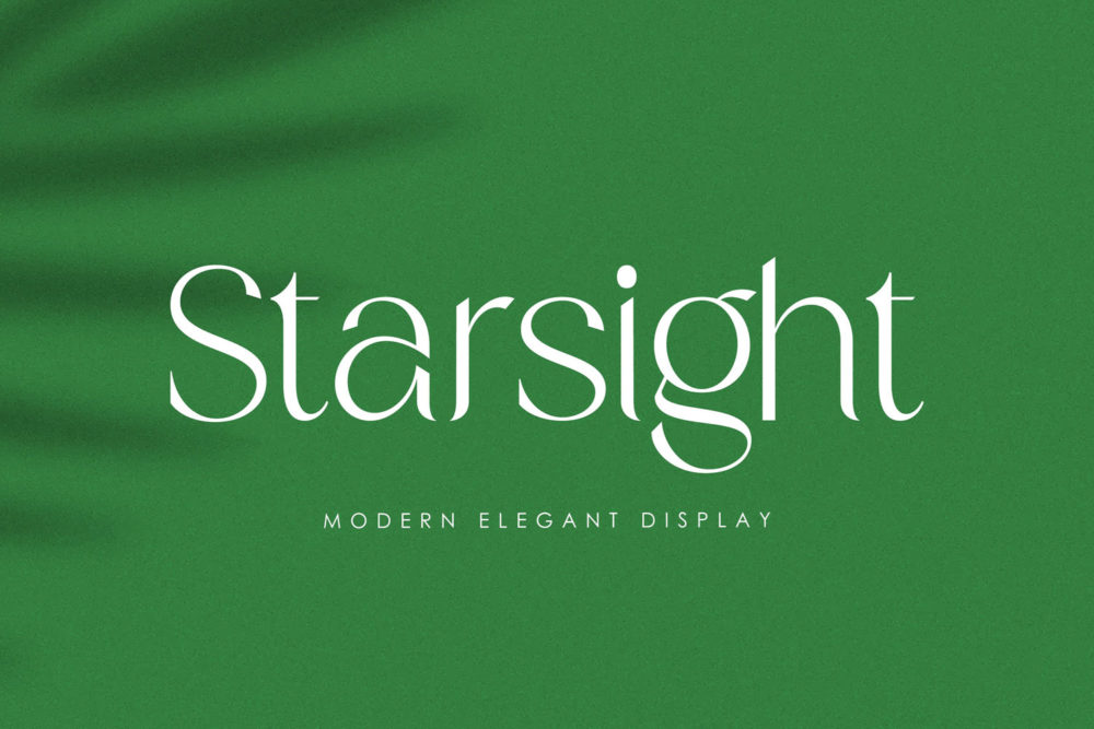 复古优雅经典婚礼请柬杂志标题logo设计衬线英文字体包 Starsight Font_img_2