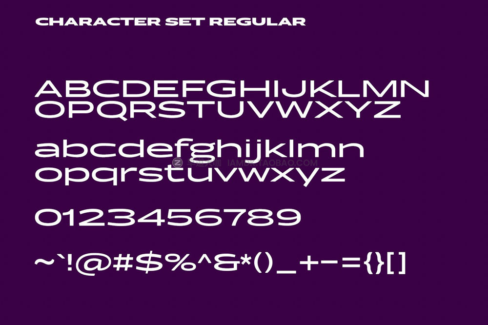 现代时尚拉伸电影书籍标题logo标志设计无衬线英文字体家族 Hogly Extended Sans Serif Font_img_2