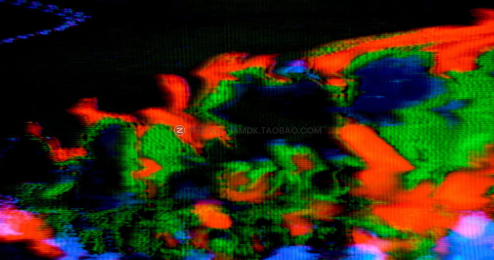70款信号损坏故障色彩分离复古科技感纹理叠加4K视频特效素材包 Tropic Colour - Glitch Textures & Transitions Vol. 1_img_2