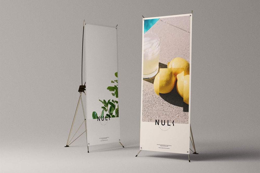 7款时尚易拉宝X展架画面设计展示贴图psd样机模板 7 X-Stand Banners Mockup_img_2