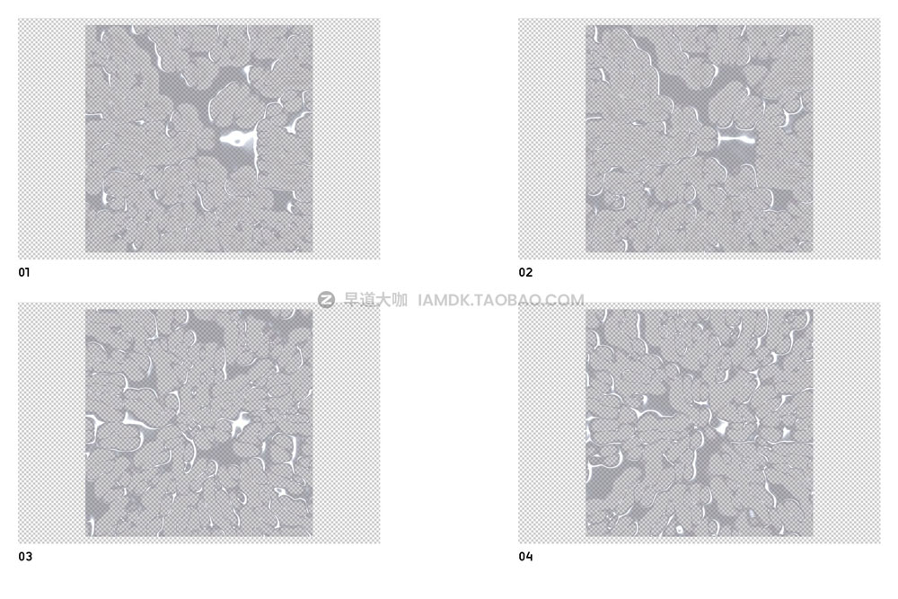 创意酸性液体气泡透明效果海报封面设计PNG免抠背景图片素材 Liquid Overlays_img_2