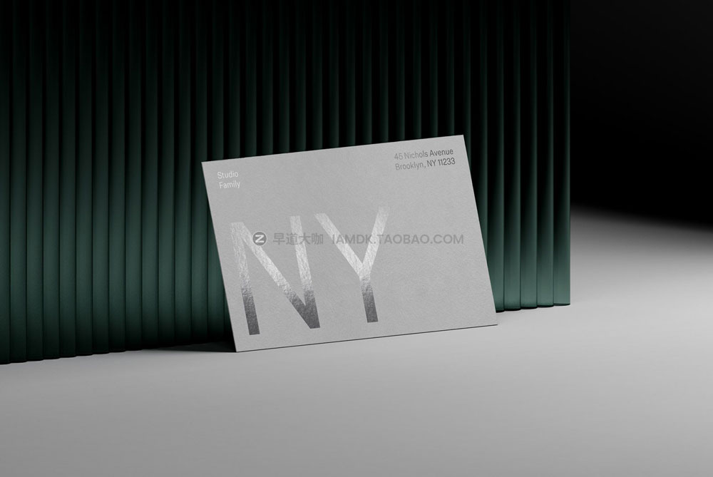 高品质商务名片卡片logo设计贴图ps样机模板素材 Business Card 07 Standard Mockup_img_2