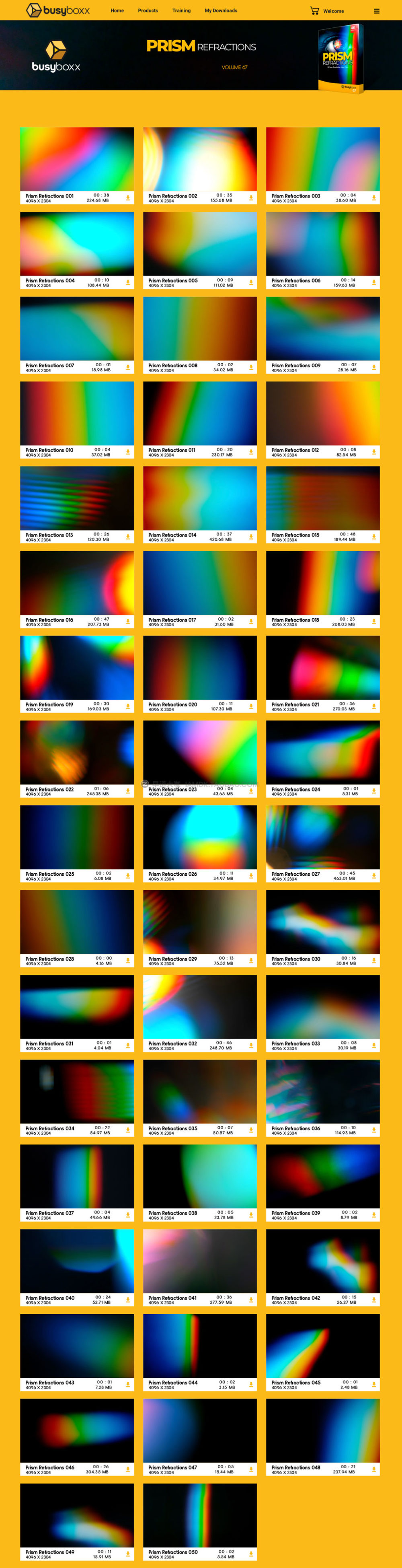 50组棱镜折射多彩梦幻光效4K视频素材 BusyBoxx - V67 Prism Refractions_img_2