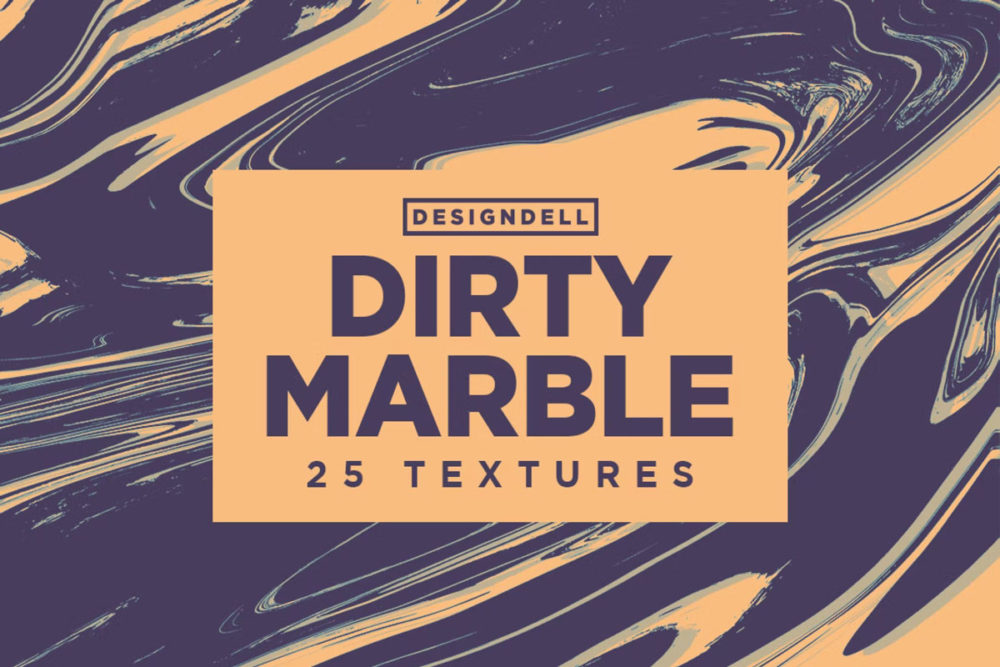 抽象液体大理石颜料流体复古背景底纹图片设计素材 Dirty Marble Textures_img_2