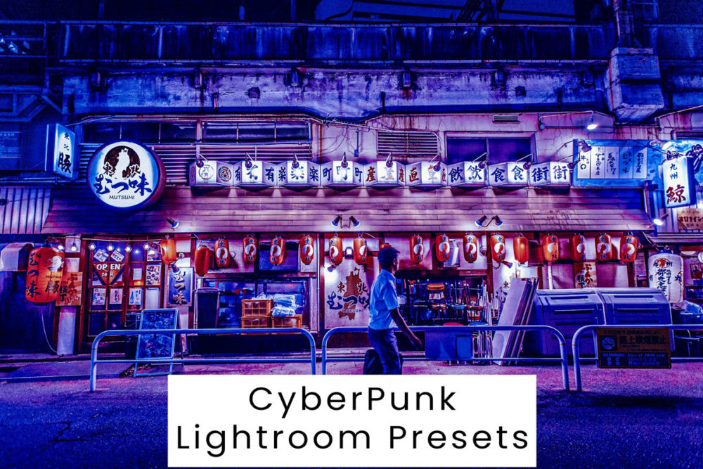 未来潮流赛博朋克摄影照片修图特效lr预设模板 CyberPunk Lightroom Presets_img_2