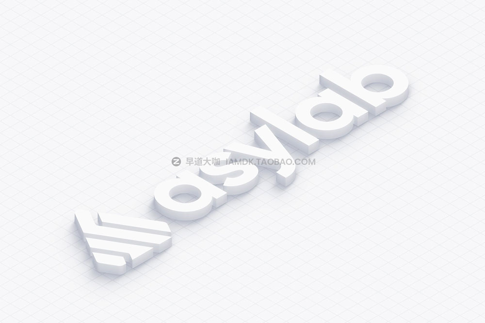 现代时尚等距3d图标logo设计展示贴图psd样机模板素材 Isometric 3D Mockups - PSD_img_2