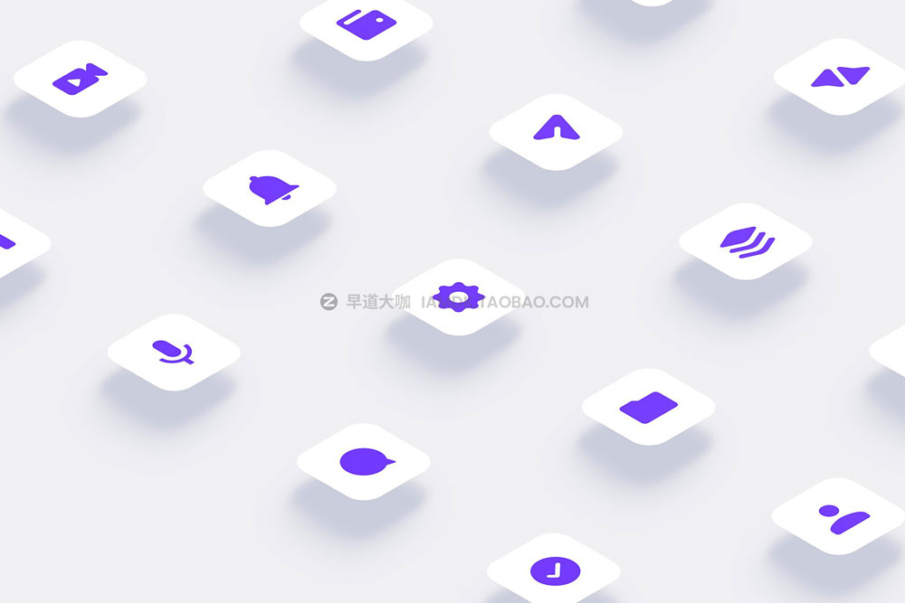 现代时尚等距3d图标logo设计展示贴图psd样机模板素材 Isometric 3D Mockups - PSD_img_2