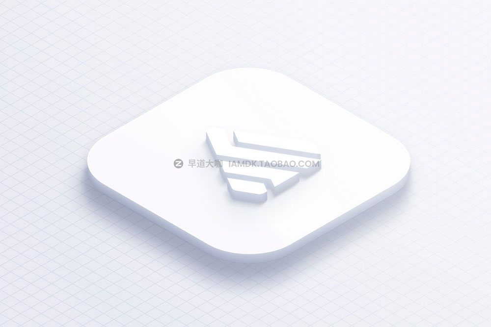 现代时尚等距3d图标logo设计展示贴图psd样机模板素材 Isometric 3D Mockups - PSD_img_2