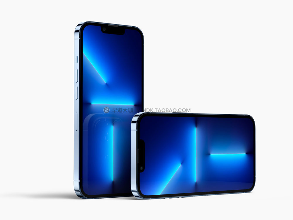 苹果iPhone 13 Pro手机app界面ui设计作品贴图ps样机素材展示模板  iPhone 13 Pro Mockups_img_2