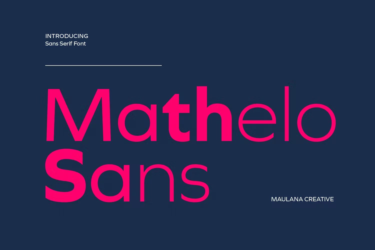 现代复古杂志婚礼标志设计无衬线英文字体 Mathelo Sans Serif_img_2