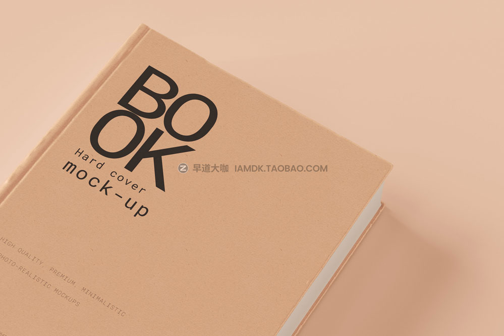 20款硬皮精装书籍画册设计展示展示贴图psd样机模板素材 Hard Cover Book Mockups_img_2