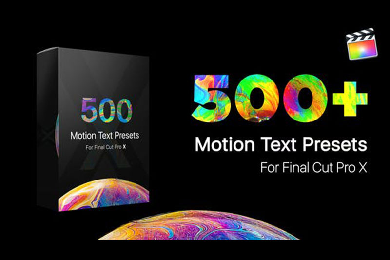 FCPX插件 500+文字标题字幕缓入缓出动画预设 Text Presets Library for Final Cut Pro X_img_2