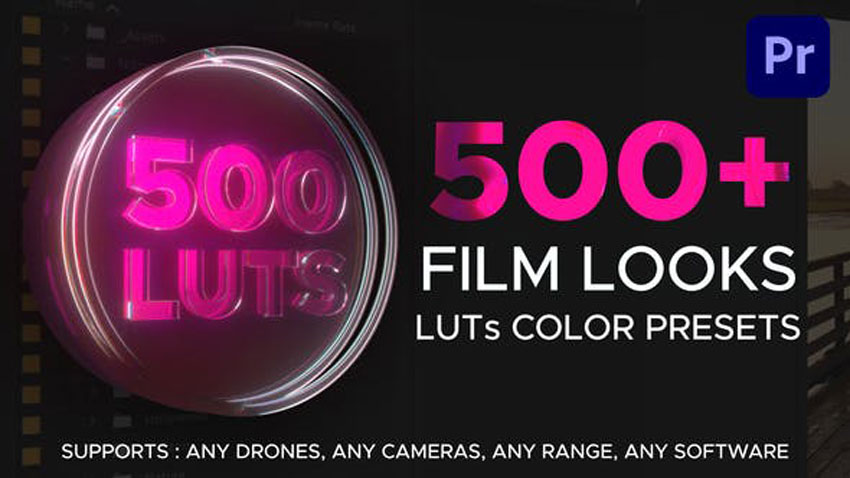 LUTs预设 500多个好莱坞大片电影视频调色 支持M1 LUTs Color Presets for Premiere Pro_img_2