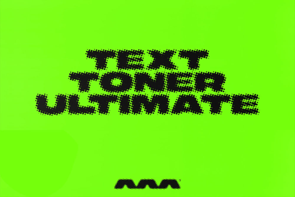 潮流复古颗粒像素半调文本logo标题处理ps动作设计素材 Text Toner ULTIMATE by AAA_img_2