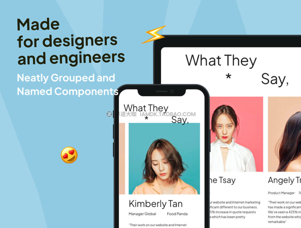 120多个时尚高品质移动应用程序app登陆界面设计ui套件素材 Nakia - Responsive Landing Page for Multi Purpose_img_2