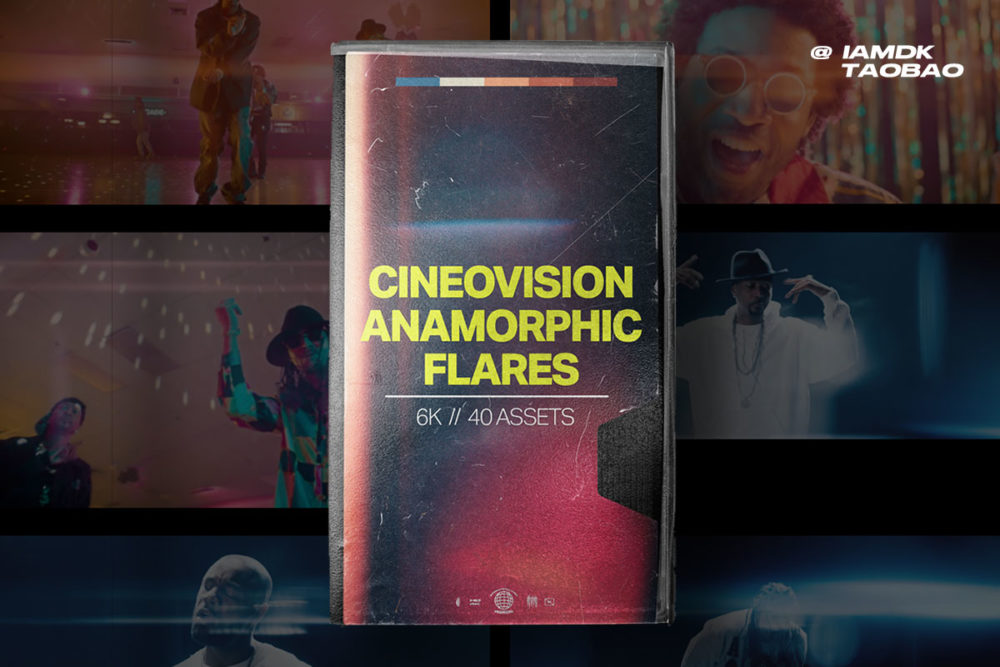 40多款自然光耀斑光效漏光视频过渡特效视频素材包 Tropic Colour - Cineovision Anamorphic_img_2