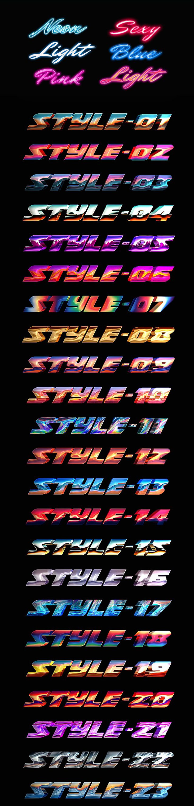 AE模板 80年代复古蒸汽波赛博朋克风预告片标题logo演示动画 The Complete 80s Stylizer Toolkit_img_2