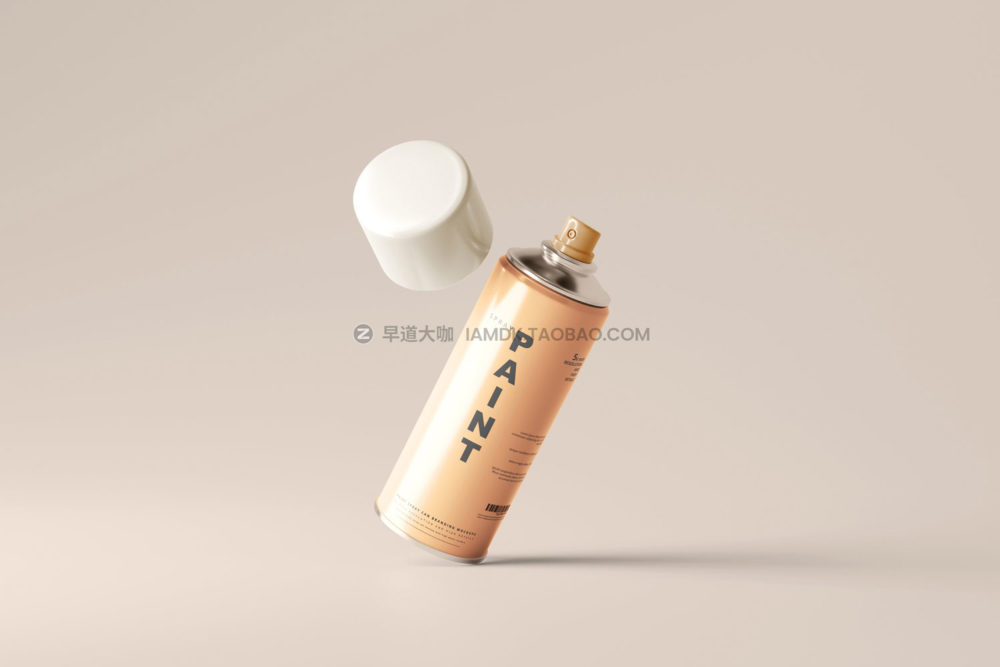 10款铝制杀虫剂喷雾剂罐外观设计展示贴图ps样机模板 Spray Paint Can Mockups_img_2