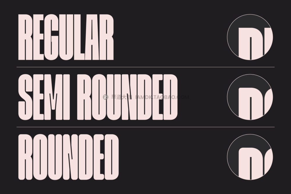 现代优雅压缩圆角标题logo设计无衬线英文字体安装包 Norline - Font Family_img_2