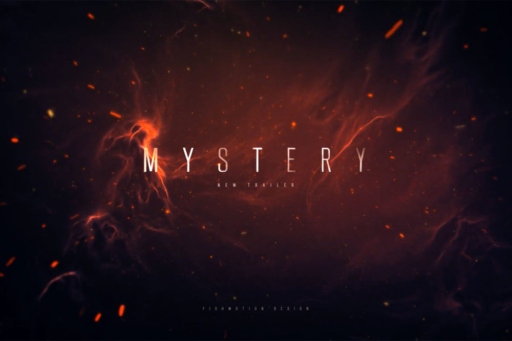 AE模板 炫酷燃烧粒子星云电影片头预告片视频素材 Mystery Trailer_img_2