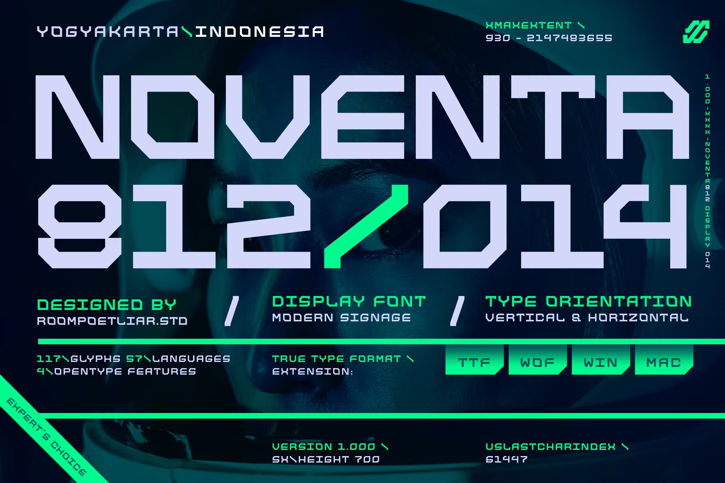 现代品牌杂志海报设计无衬线英文字体 Noventa Display Font_img_2