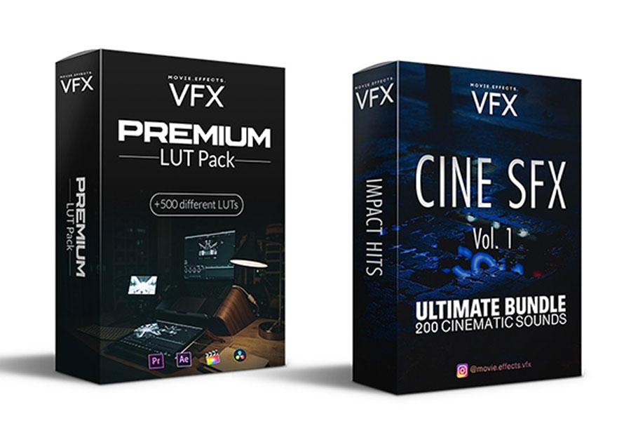 潮流电影视频制片音效调色预设包 CINE SFX Vol. 1 Ultimate Bundle & Premium LUT Pack_img_2