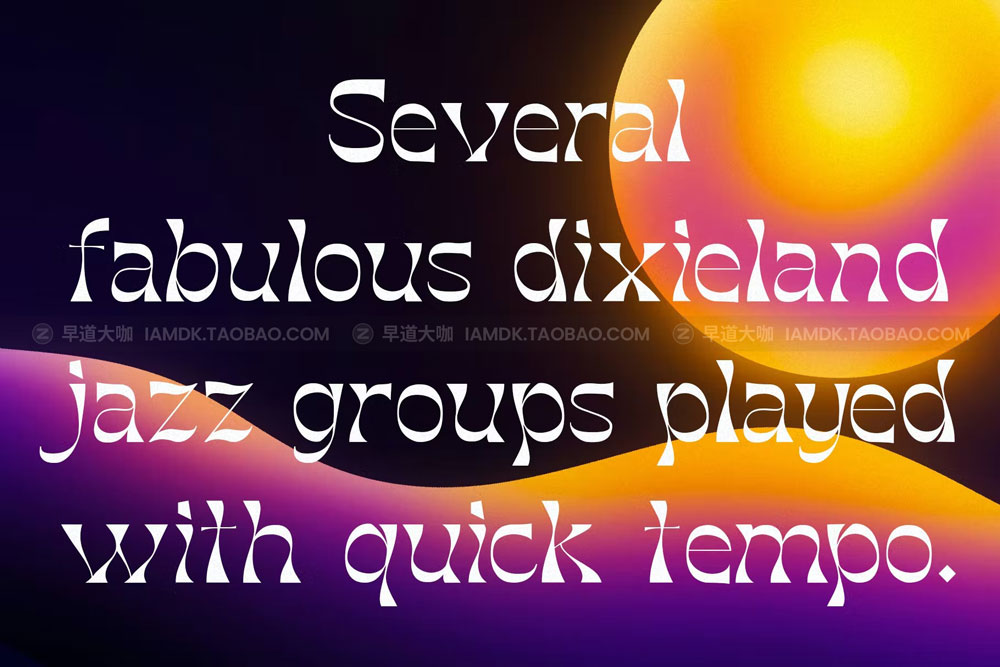 优雅复古杂志海报徽标logo设计衬线英文字体 Hendrix Display Typeface_img_2
