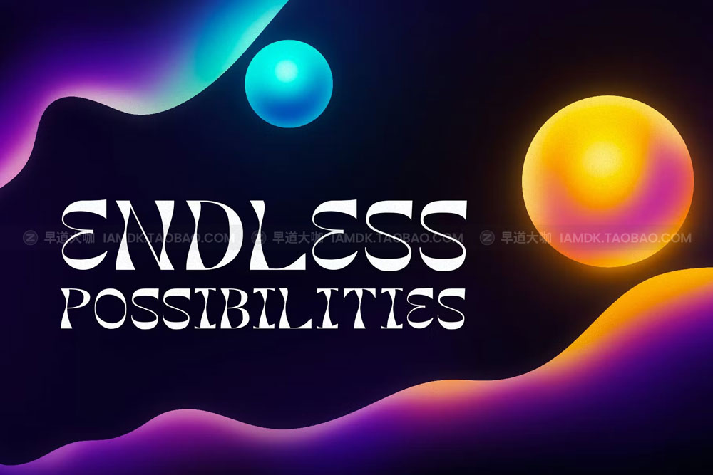 优雅复古杂志海报徽标logo设计衬线英文字体 Hendrix Display Typeface_img_2
