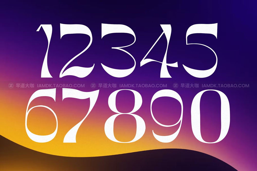 优雅复古杂志海报徽标logo设计衬线英文字体 Hendrix Display Typeface_img_2