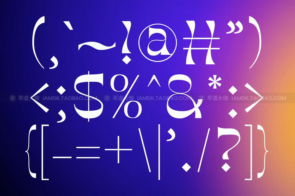 优雅复古杂志海报徽标logo设计衬线英文字体 Hendrix Display Typeface_img_2