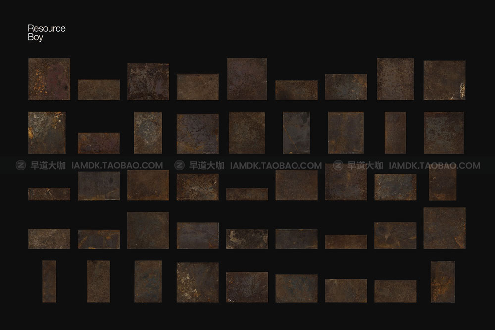 50款高清做旧粗糙锈迹铁锈生锈肌理底纹背景图片设计素材 50 Rust Textures_img_2