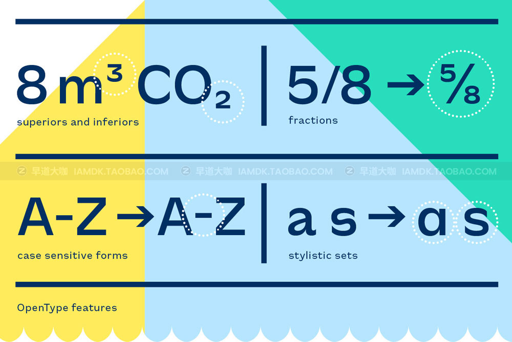 独特现代经典酸性海报封面广告设计衬线英文字体家族安装包 CA Slalom Extended Font Family_img_2