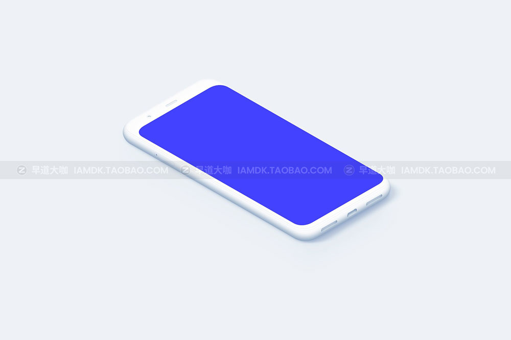 20款高级陶瓷谷歌手机Google Pixel 4屏幕演示样机模板素材 Google Pixel 4 - 20 Clay Mockups_img_2