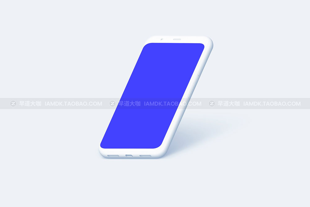 20款高级陶瓷谷歌手机Google Pixel 4屏幕演示样机模板素材 Google Pixel 4 - 20 Clay Mockups_img_2