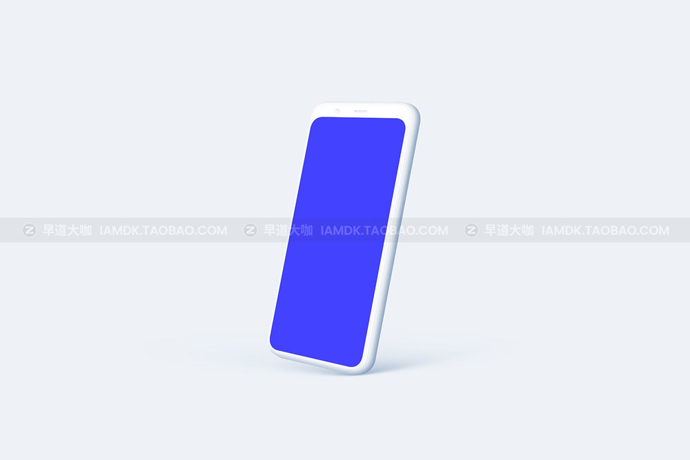 20款高级陶瓷谷歌手机Google Pixel 4屏幕演示样机模板素材 Google Pixel 4 - 20 Clay Mockups_img_2